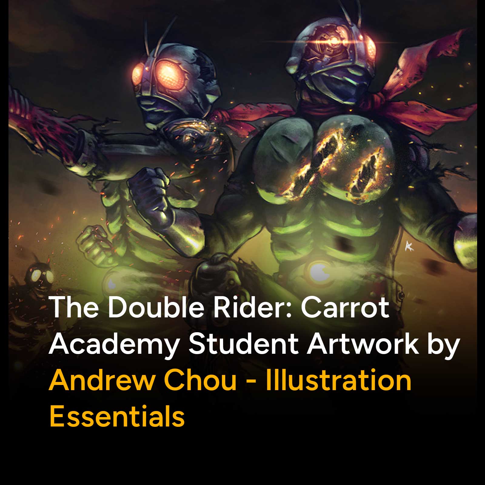 The Double Rider: Carrot Academy Student Artwork by Andrew Chou - IllustrationEssentials