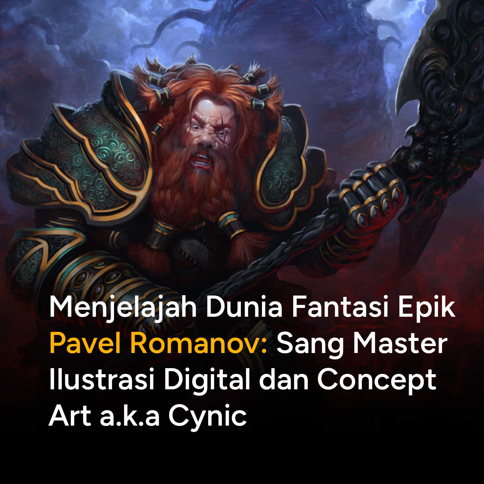 Dalam industri game dan card game fantasi internasional, kekuatan visual visual adalah kunci utama untuk membawa pemain masuk ke dalam dunia imajinatif. Salah satu nama besar di balik karya-karya ilustrasi digital yang megah, detail, dan penuh dengan atmosfer sinematik adalah Pavel Romanov, yang juga dikenal luas di komunitas seni melalui profil ArtStation-nya, cynic.