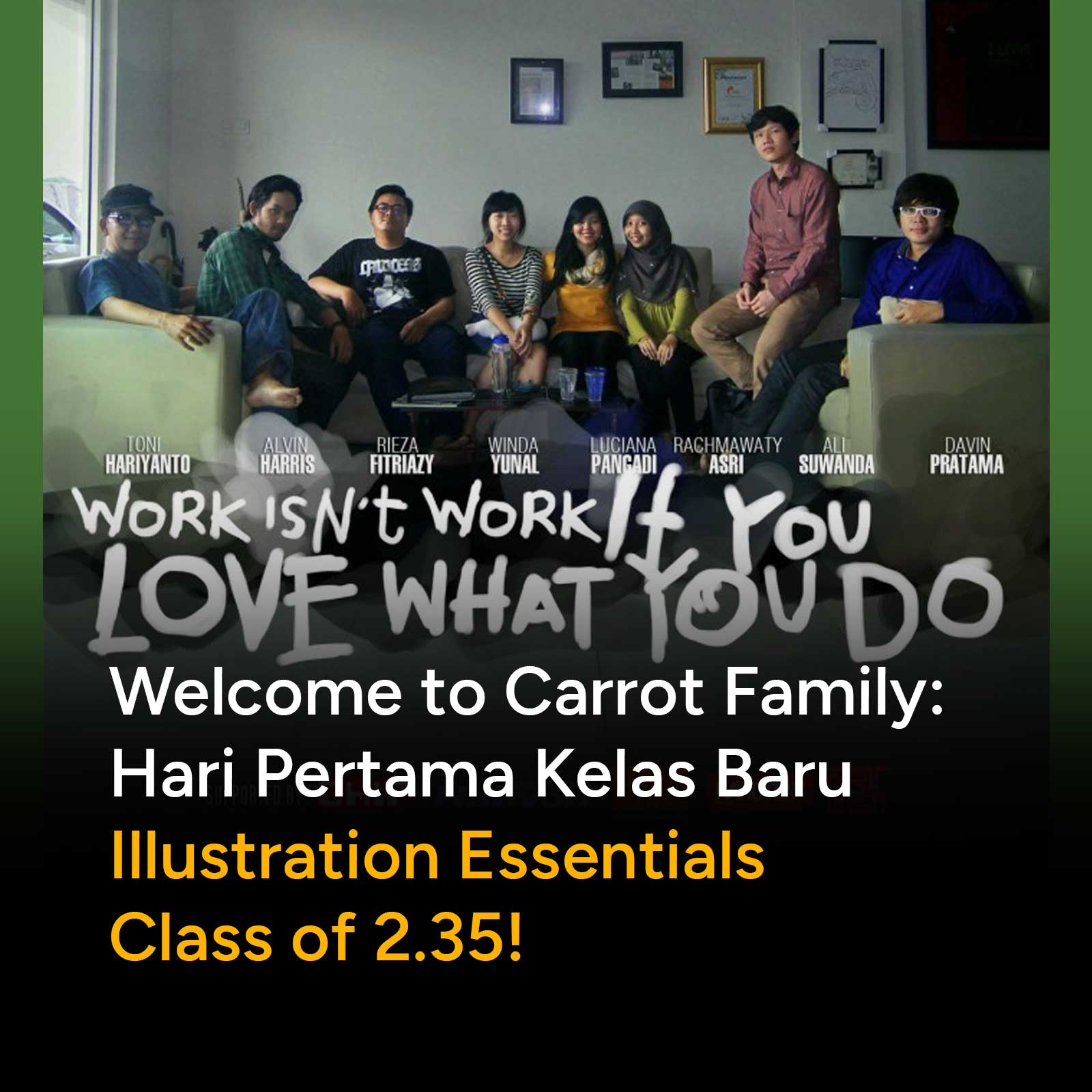 Kelas IF/Essential yang memulai di awal tahun 2014 ini salah satunya adalah IF/E 2.35. Kelas ini sepertinya kelas yang luar biasa karena beberapa siswa harus menempuh jarak lumayan jauh dari tempat tinggal mereka. Salah satu yang terjauh adalah Alvin Harris dari Serpong. Tapi jarak bukan alasan bukan. Semoga semangat ini bisa memotivasi mereka sampai menyelesaikan program nanti.