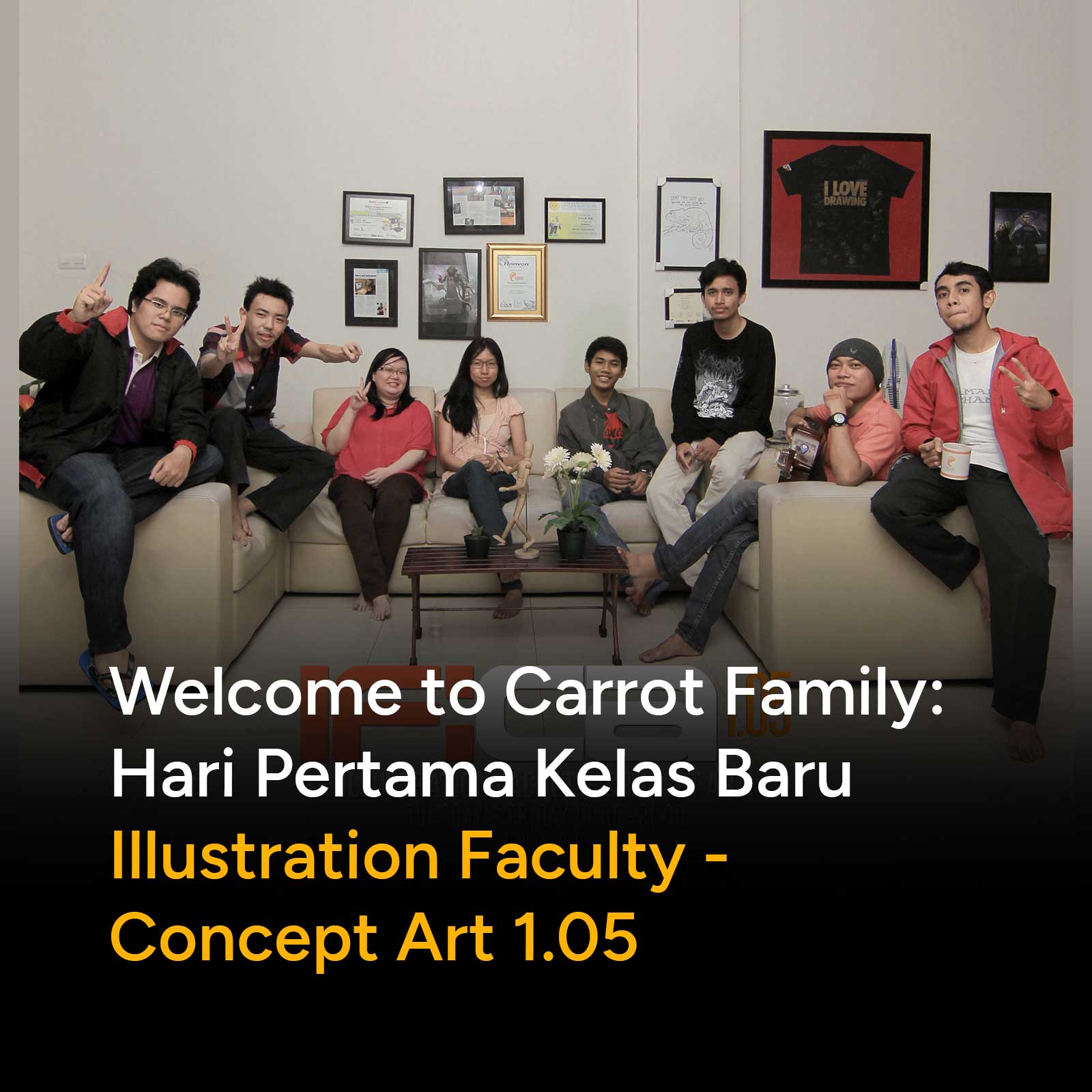 Welcome to Carrot Family: Hari Pertama Kelas Baru Illustration Faculty -Concept Art 1.05