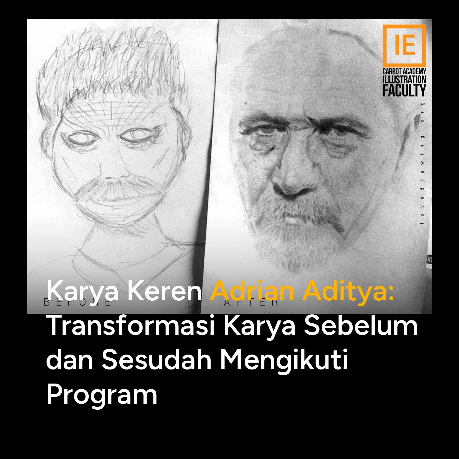 Karya Keren Adrian Aditya: Transformasi Karya Sebelum dan Sesudah Mengikuti Program Illustration Essentials