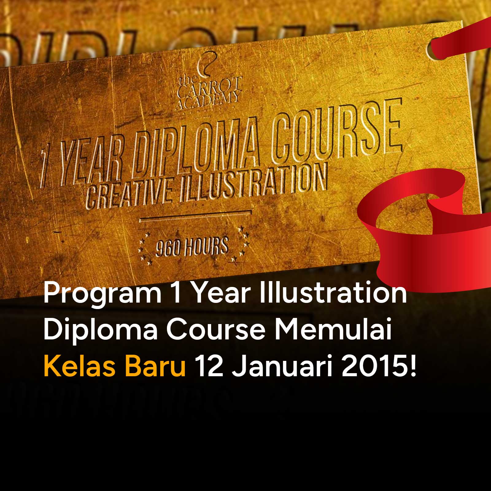 Program 1 Year Illustration Diploma Course Memulai Kelas Baru 12 Januari 2015!