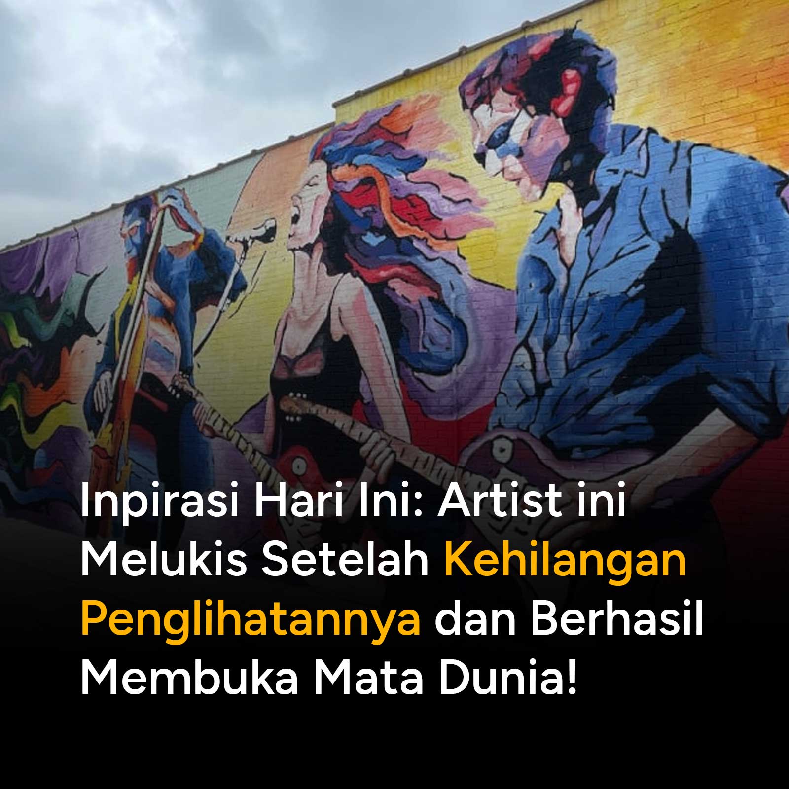 Kehilangan penglihatan total tidak menghentikan John Bramblitt untuk melukis. Simak kisah inspiratif seniman tunanetra yang mampu melihat dunia lewat sentuhan dan warna.