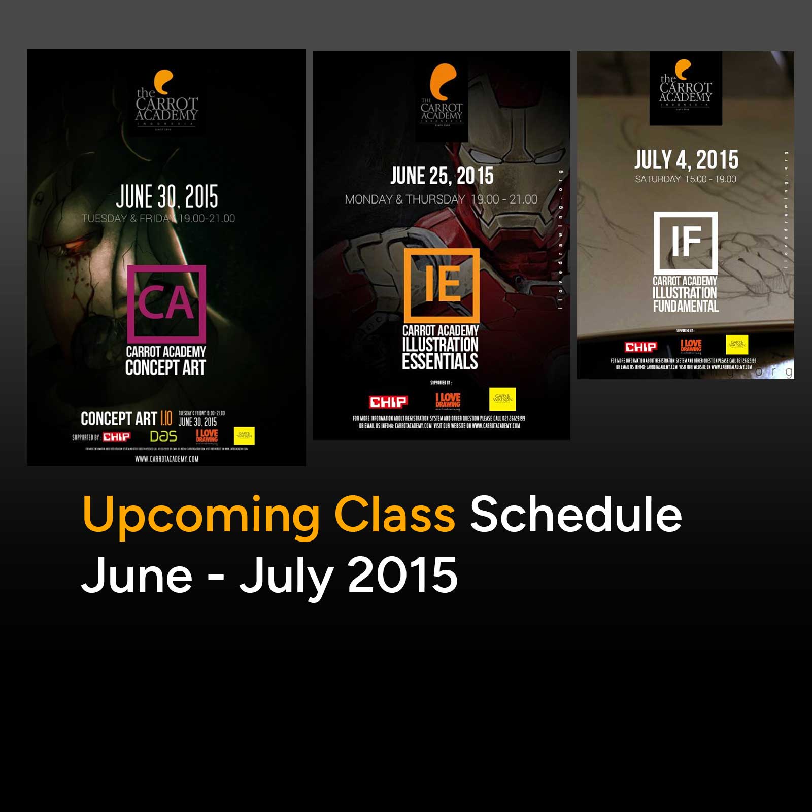 Upcoming Class June - July 2015