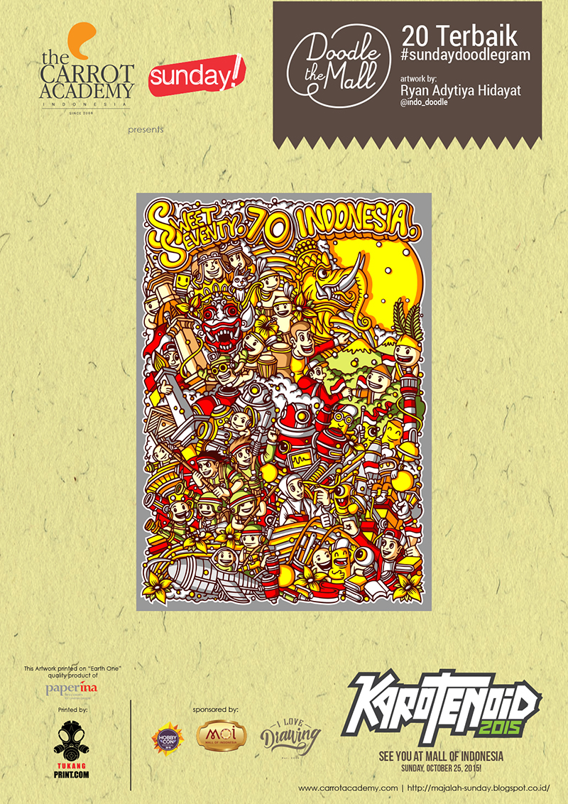 Doodlegram cetak A4