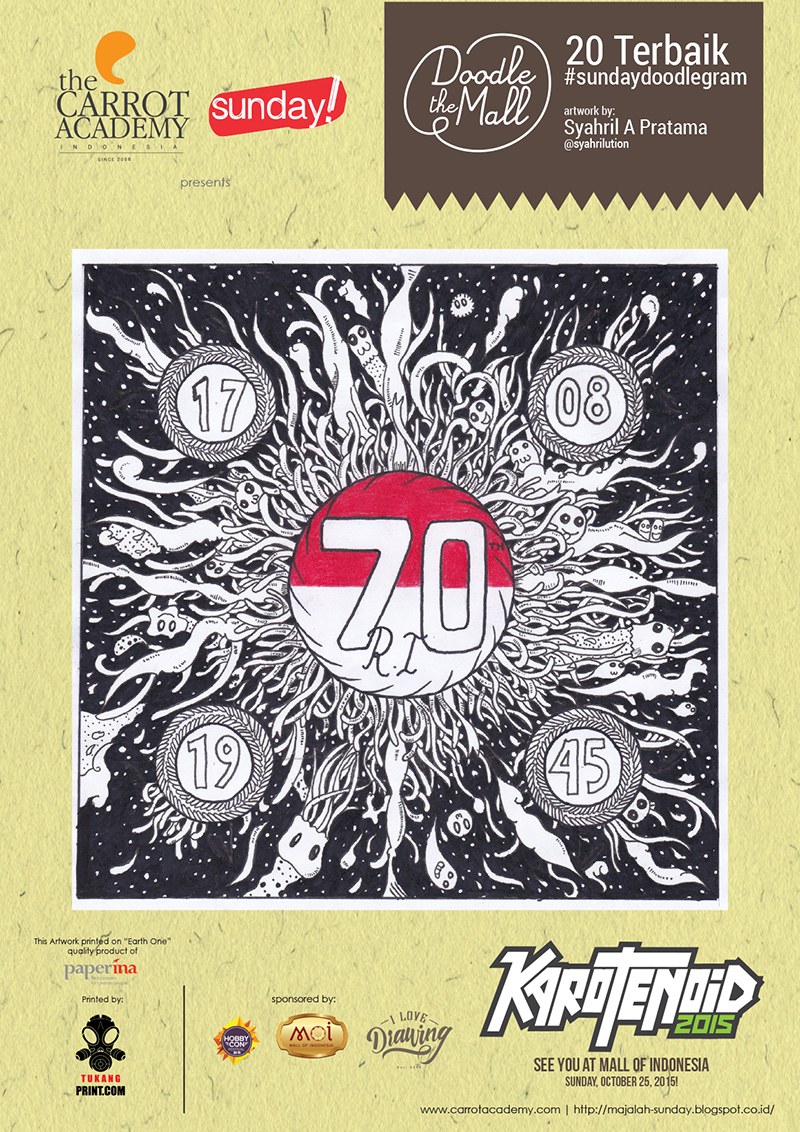 Doodlegram cetak A4