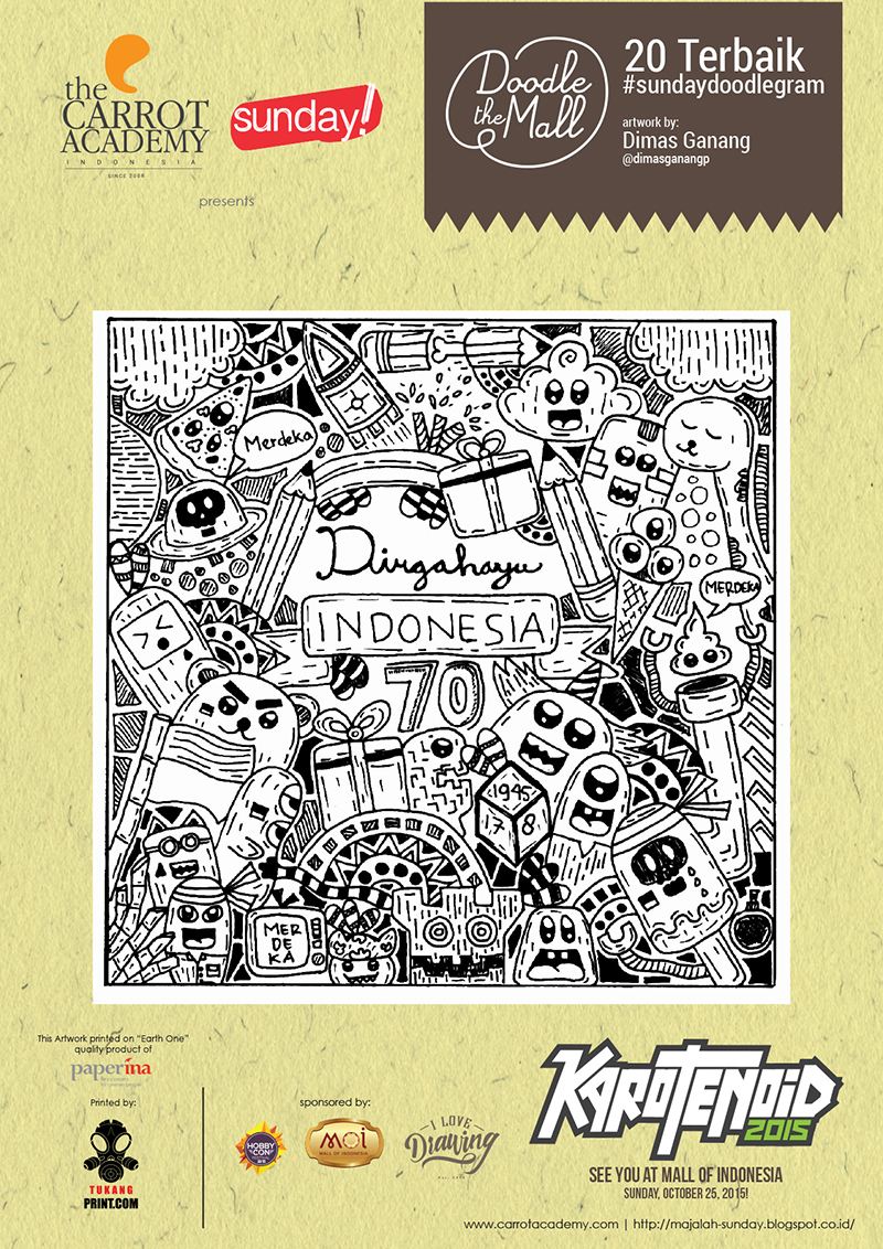 Doodlegram cetak A4