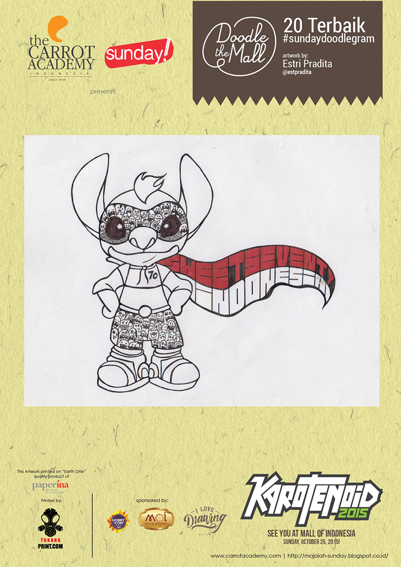Doodlegram cetak A4