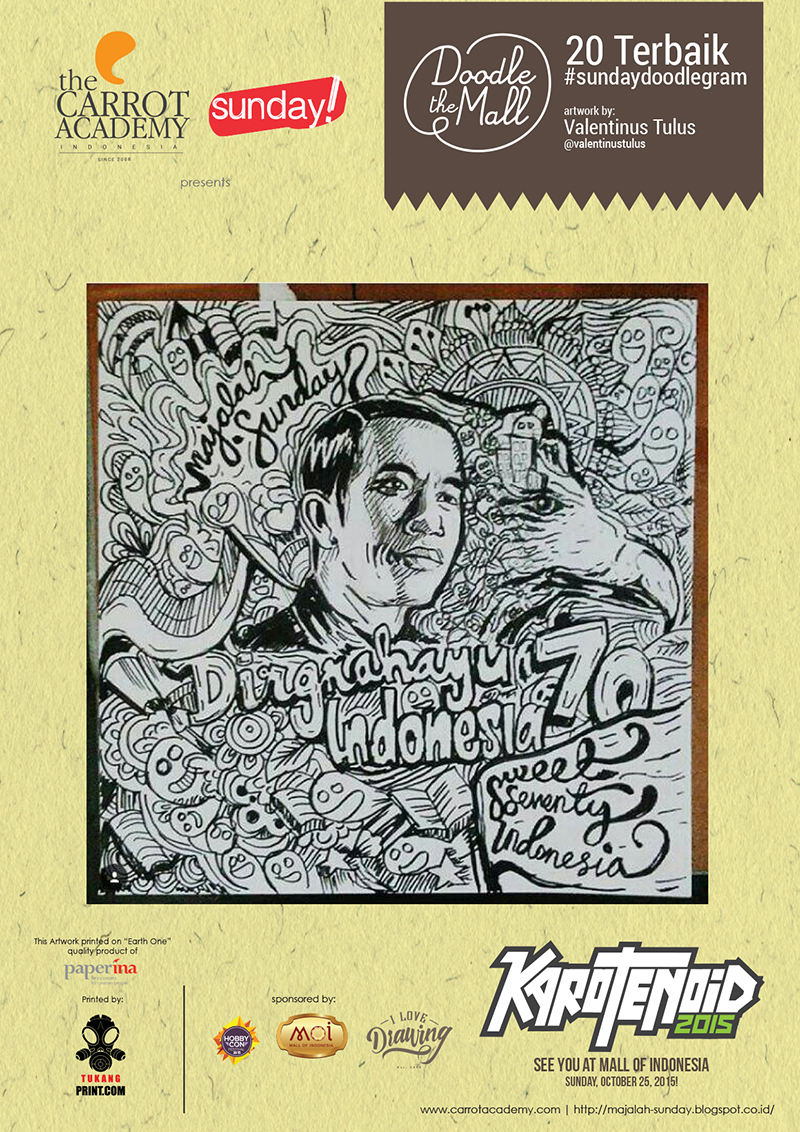 Doodlegram cetak A4