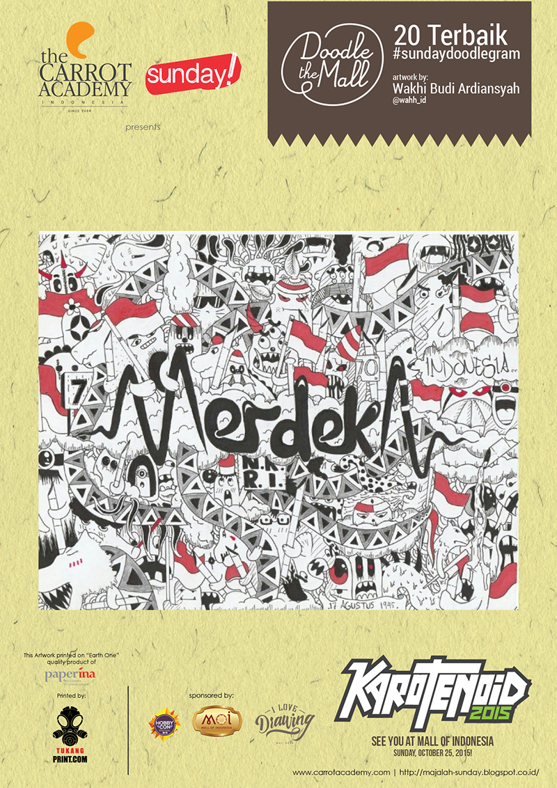 Doodlegram cetak A4