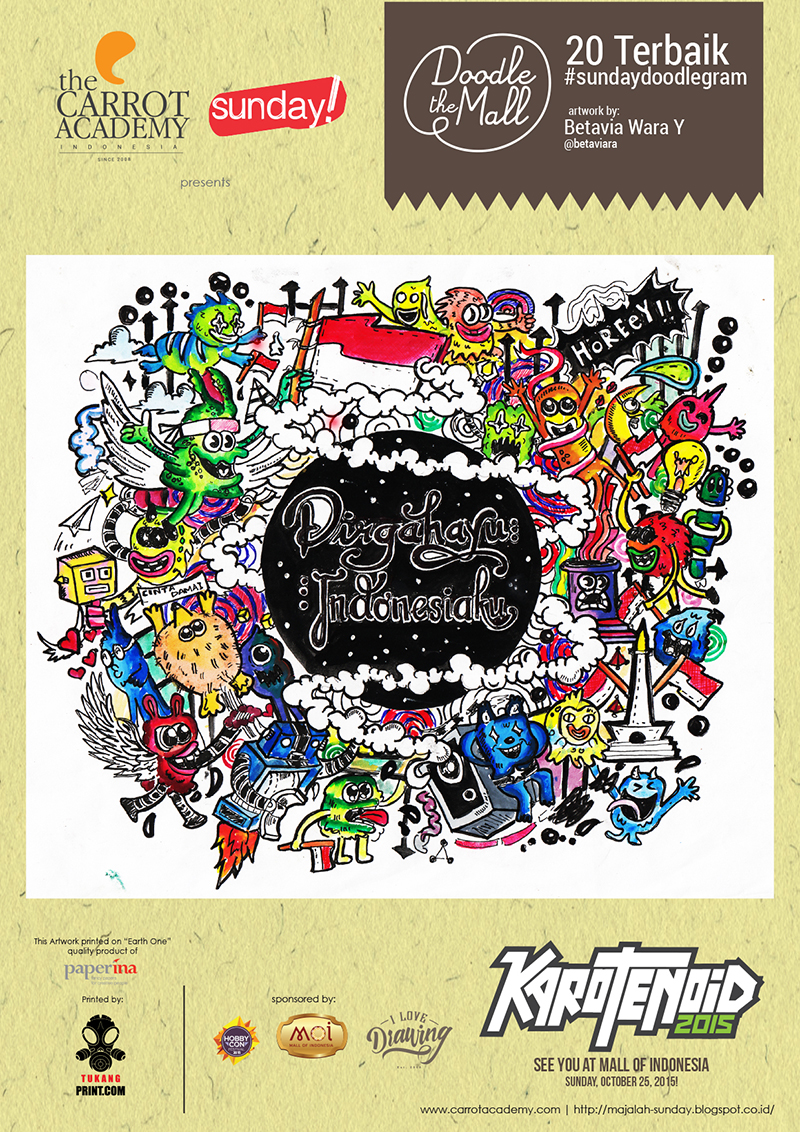 Doodlegram cetak A4