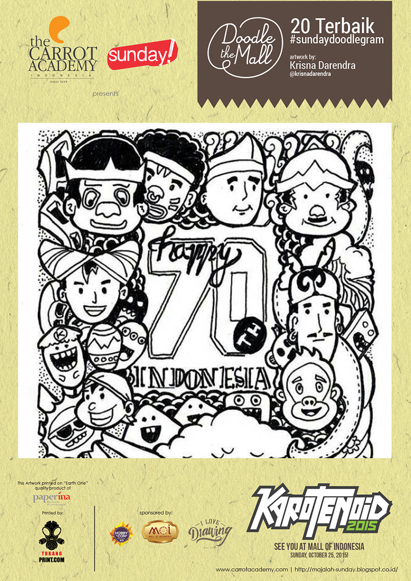 Doodlegram cetak A4