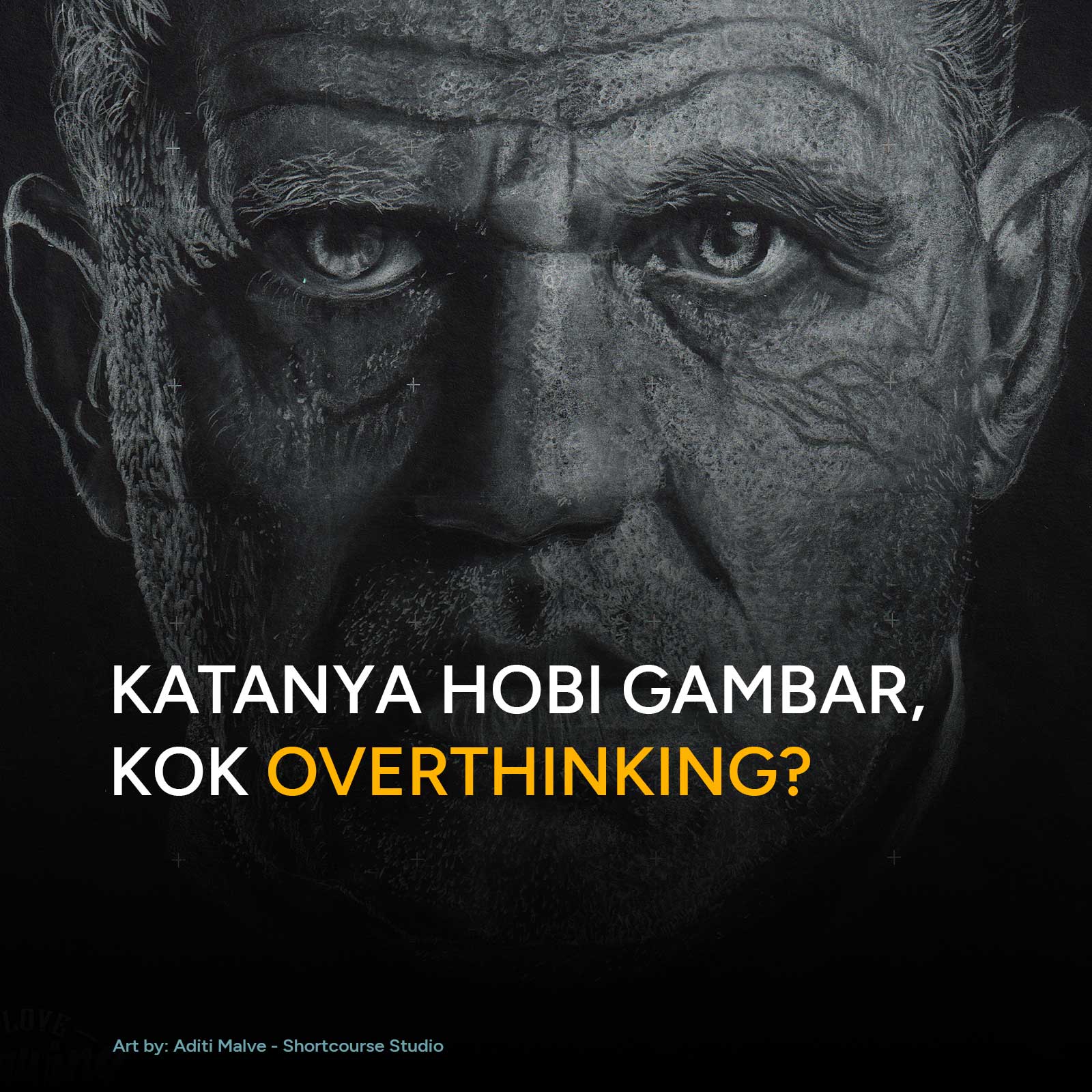 Gambar memang menyenangkan, namun suatu saat bisa membuat galau ketika ingin gambar namun tiba-tiba muncul berbagai pikiran seperti takut salah, takut jelek, buntu tidak ada ide, tidak menemukan teknik yang benar dan masalah lainnya. Gambar seharusnya menjadi pengalaman yang menyenangkan. Tapi kalau ujung-ujungnya jadi beban, gimana ya solusinya?