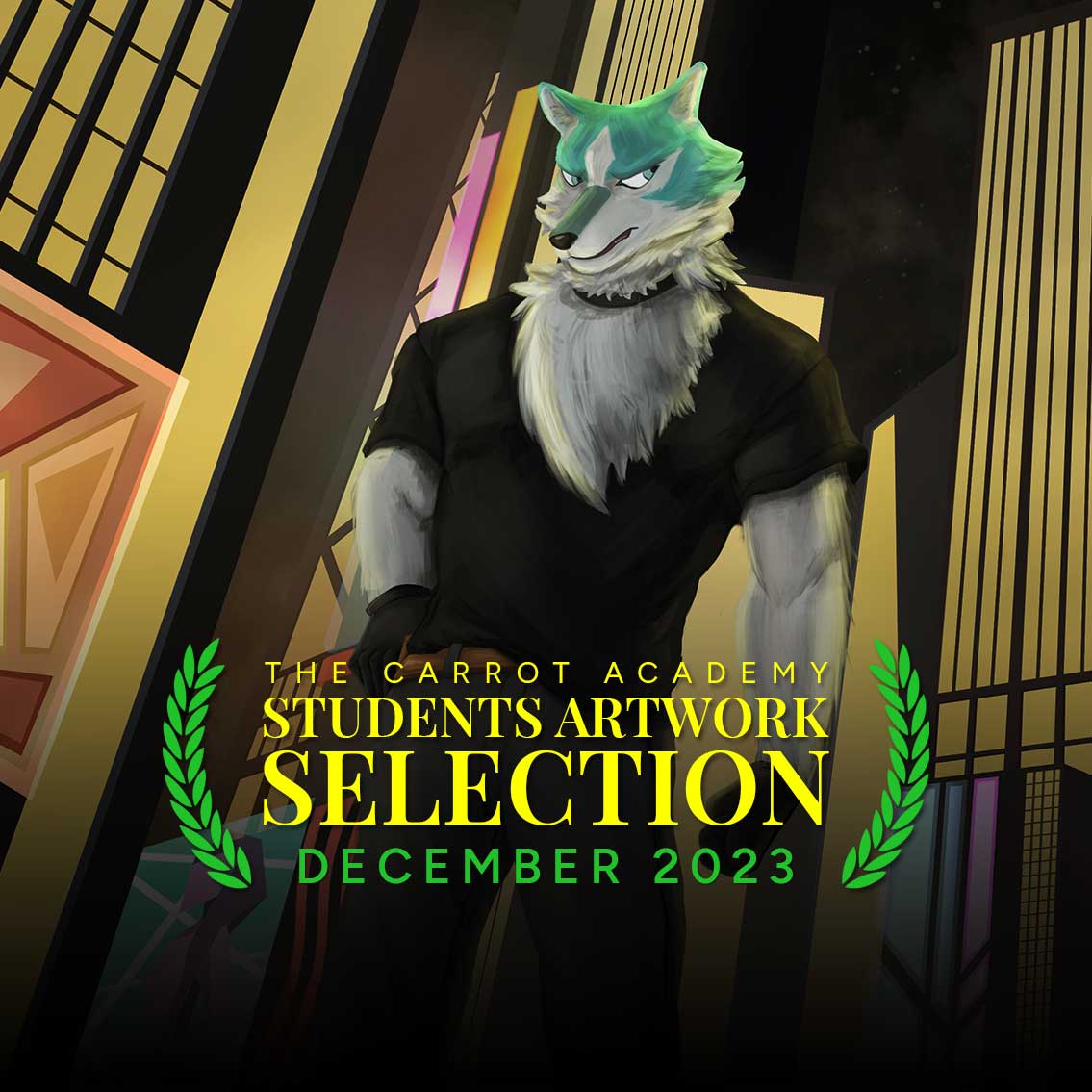 Carrot Academy Artworks Students Selection adalah apresiasi karya artist-artist yang sedang mengikuti kelas di Carrot Academy. Karya dipilih dari masterpiece yang dikerjakan dari berbagai level dan modul serta kategori usia. 
Pertimbangan dalam memilih karya antara lain dari proses perkembangan yang signifikan dalam menyerap materi sehingga menghasilkan karya sesuai target yang diharapkan sesuai tingkat kesulitan yang berbeda. Selamat bagi karya yang terpilih!