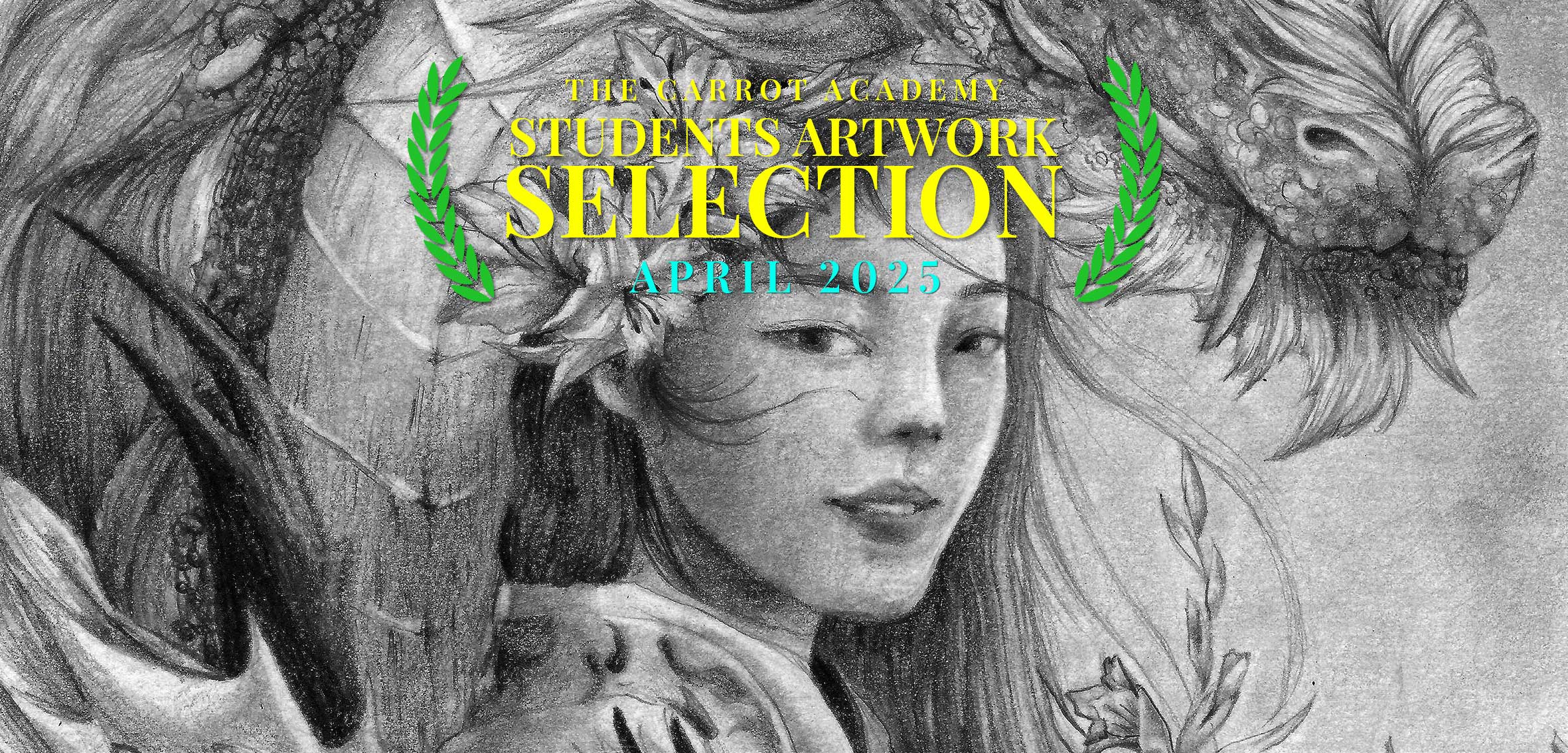 Carrot Academy Artworks Students Selection adalah apresiasi karya artist-artist yang sedang mengikuti kelas di Carrot Academy.
Karya dipilih dari masterpiece yang dikerjakan dari berbagai level dan modul serta kategori usia.

Pertimbangan dalam memilih karya antara lain dari proses perkembangan yang signifikan dalam menyerap materi sehingga menghasilkan karya sesuai target yang diharapkan sesuai tingkat kesulitan yang berbeda. Selamat bagi karya yang terpilih!