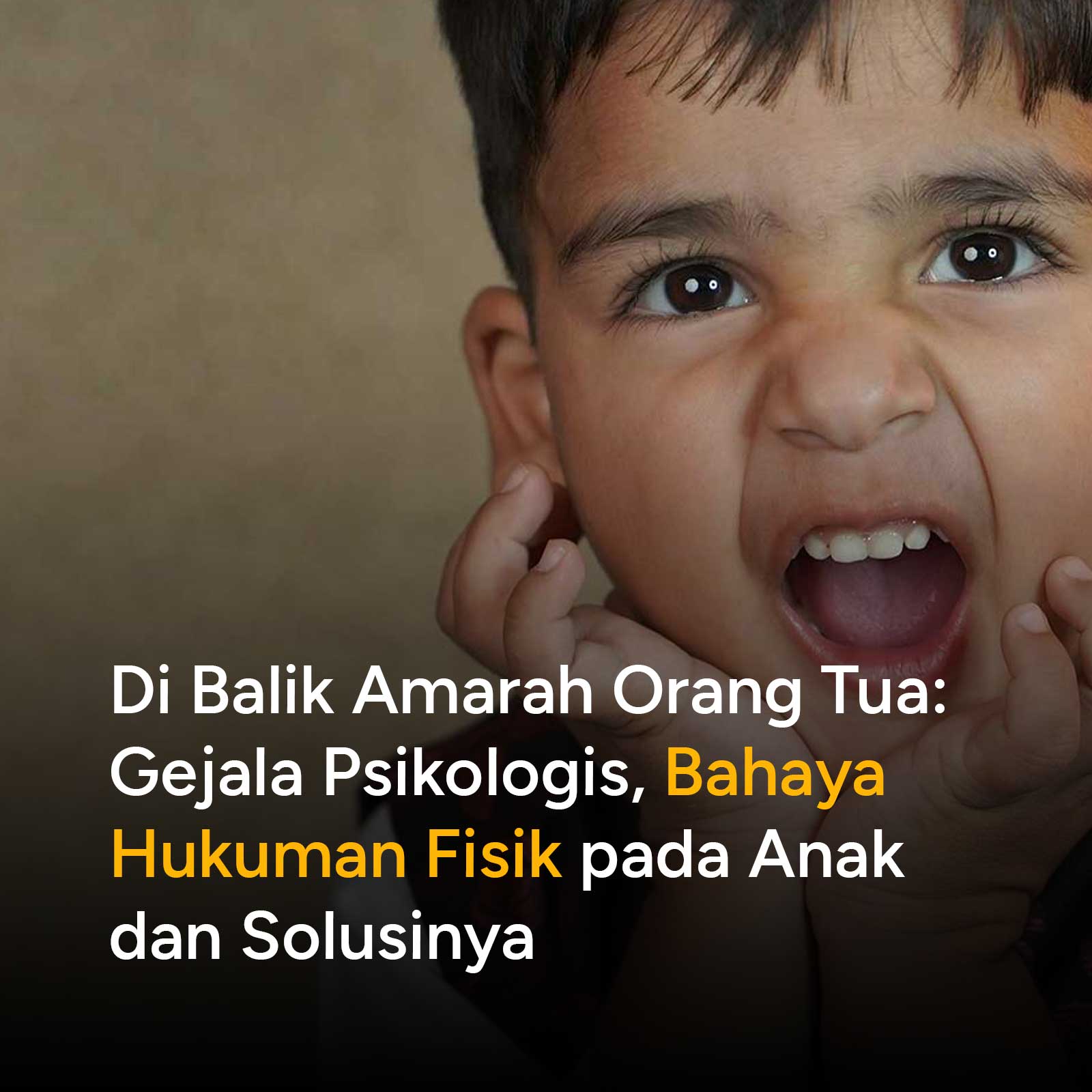 Hukuman fisik kepada anak mungkin memberi hasil instan, namun dampaknya akan merusak dalam jangka panjang. Apa latar belakang tindakan orang tua memberi hukuman fisik, dampak dan solusi untuk beralih ke disiplin positif?.