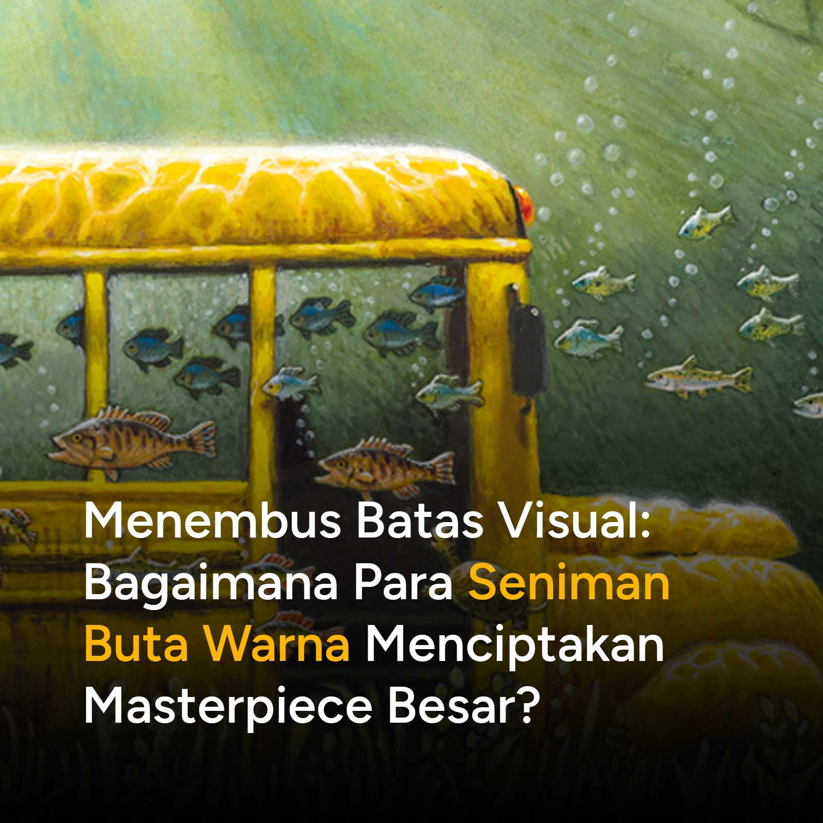 Dunia seni rupa identik dengan permainan warna yang kaya dan kompleks. Oleh karena itu, banyak orang berasumsi bahwa kemampuan membedakan warna secara sempurna adalah syarat mutlak untuk menjadi seorang pelukis atau ilustrator hebat. Namun, asumsi ini dipatahkan oleh deretan seniman buta warna ternama dunia.

Alih-alih menyerah pada keadaan, mereka berhasil mengembangkan metode adaptasi yang luar biasa. Keterbatasan visual ini justru mereka sulap menjadi sebuah keuntungan kreatif yang membedakan karya mereka dari seniman lainnya.
