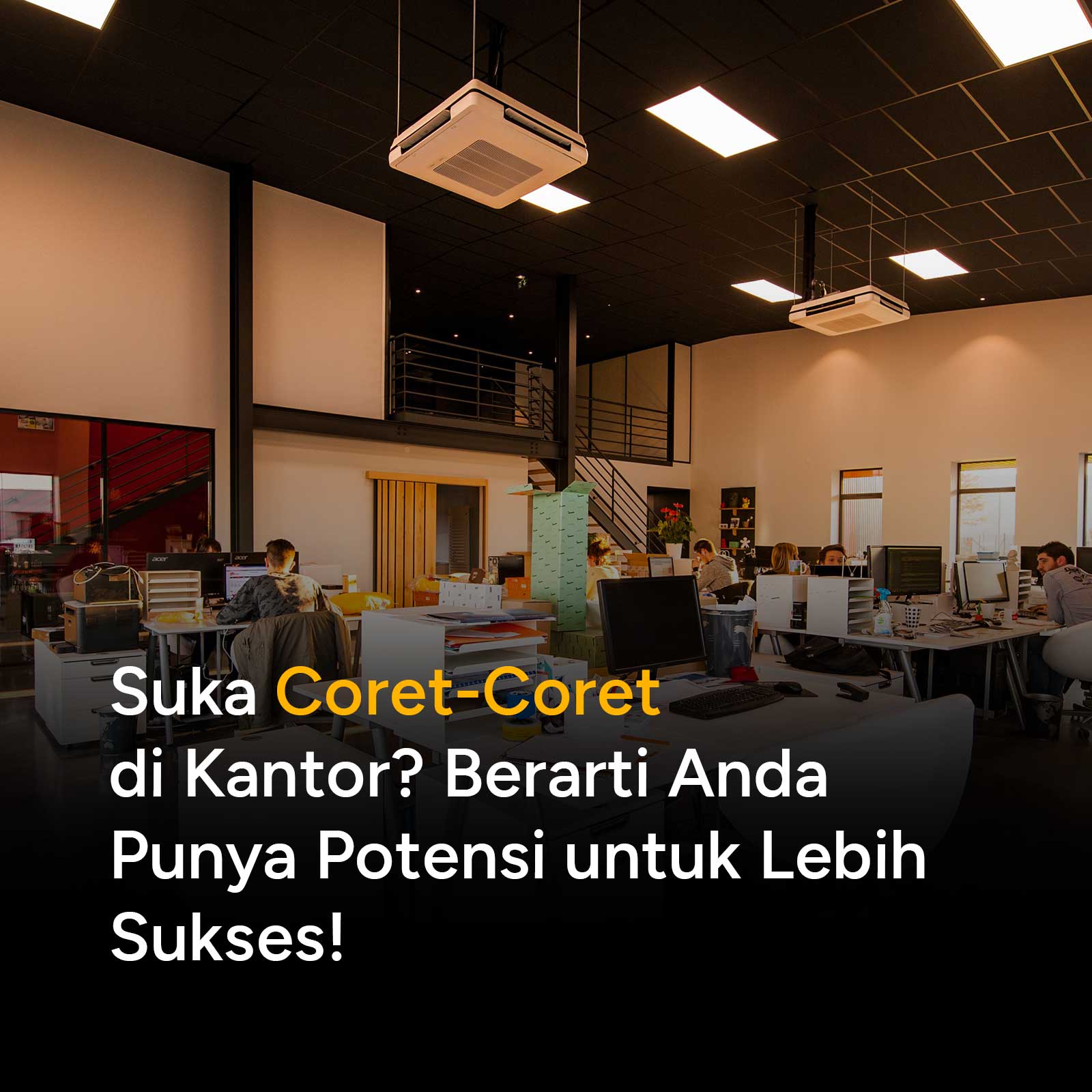Selama ini, apabila kita menggambar atau membuat sketch dalam satu pertemuan di kantor, pasti dianggap kurang kerjaan atau bahkan mungkin bisa kena reaksi tidak mengenakkan dari boss atau teman kerja yang lain. Bukan hal yang aneh, mengingat doodling juga belum mendapatkan tempat dalam studi studi atau penelitian ilmiah. Di tahun 2009, Jackie Andrade seorang profesor psikologi University of Plymouth mengadakan penelitian untuk menemukan bahwa doodling memberi kontribusi besar dalam sebuah bisnis.
