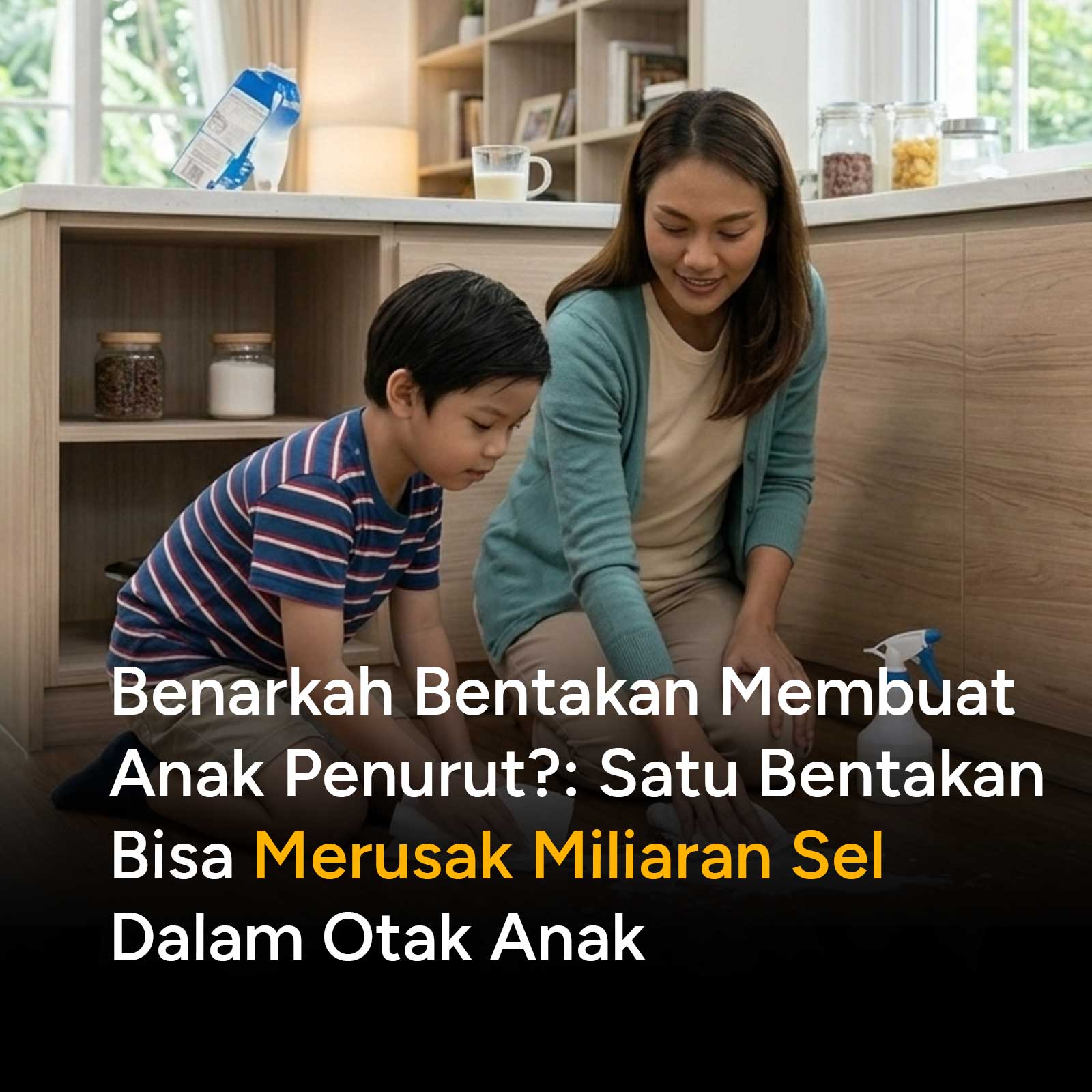 Bentakan bukan sekadar kontraproduktif dalam mendidik, melainkan juga ancaman nyata bagi perkembangan anak. Bagaimana suara keras orang tua secara fisik dapat merusak struktur otak anak berdasarkan tinjauan neurosains?