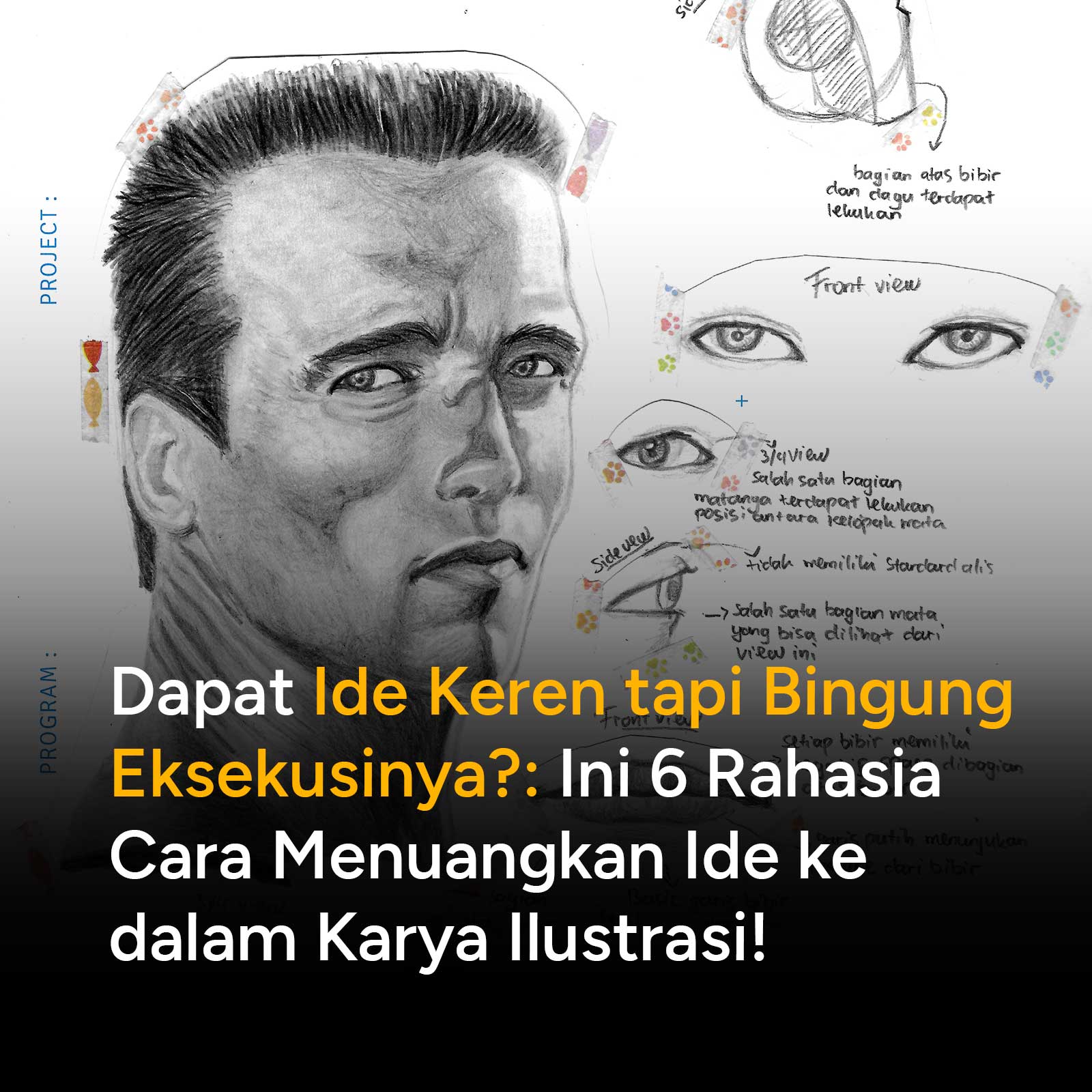 Mengubah konsep abstrak di kepala menjadi sebuah visual yang solid di atas kanvas adalah tantangan terbesar bagi setiap ilustrator. Jangan biarkan art block menghentikan kreativitas kamu. Temukan 6 rahasia terstruktur—mulai dari mind mapping hingga rumus komposisi profesional—untuk menuangkan ide kamu menjadi karya ilustrasi yang matang, penuh nyawa, dan siap bercerita kepada dunia.