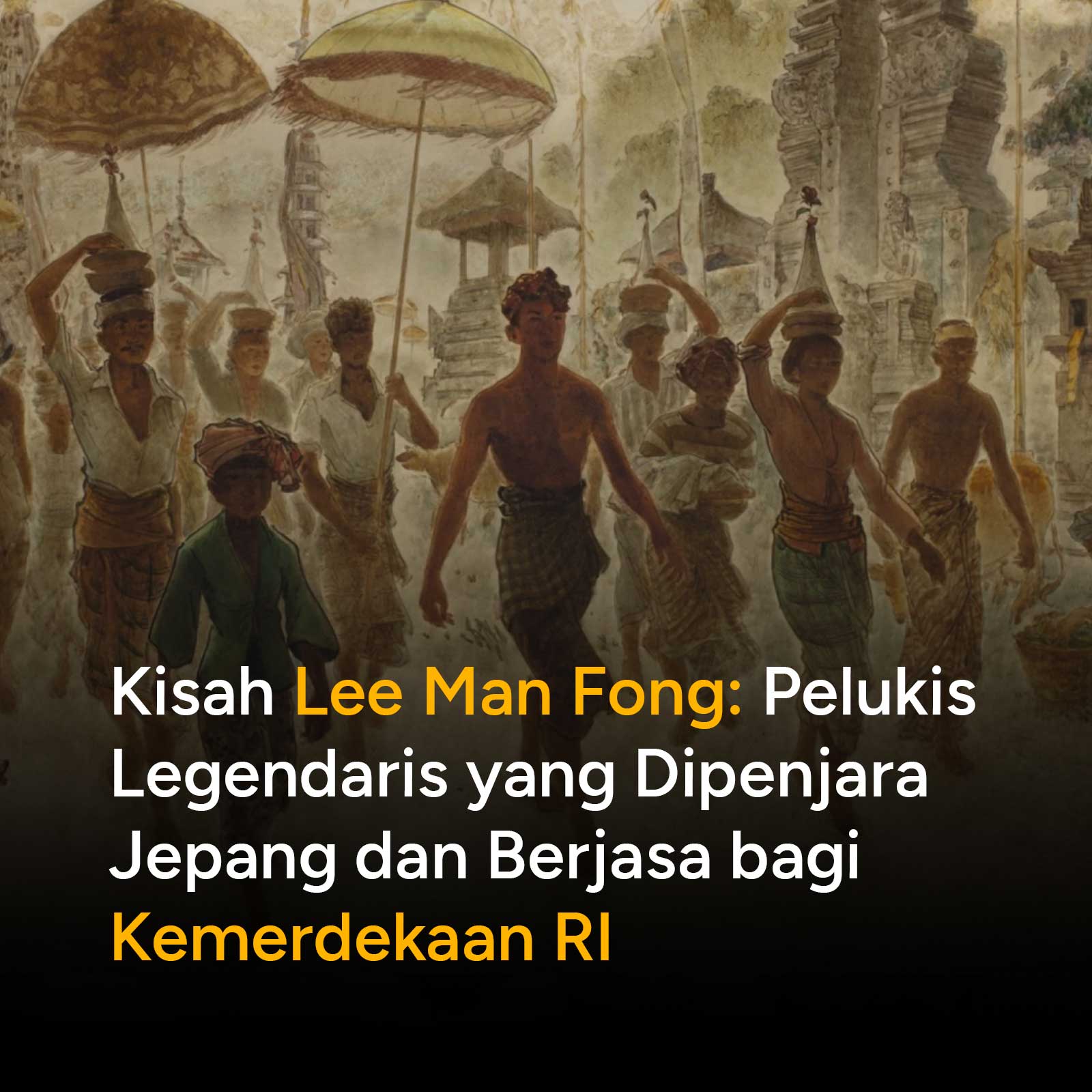 Tak hanya melukis keindahan Nusantara, Lee Man Fong punya peran besar dalam sejarah kemerdekaan Indonesia. Sempat dipenjara oleh Jepang hingga dipercaya Soekarno menjadi Pelukis Istana, pelajari bagaimana kanvas dan kuasnya menjadi senjata diplomasi kebudayaan bangsa.