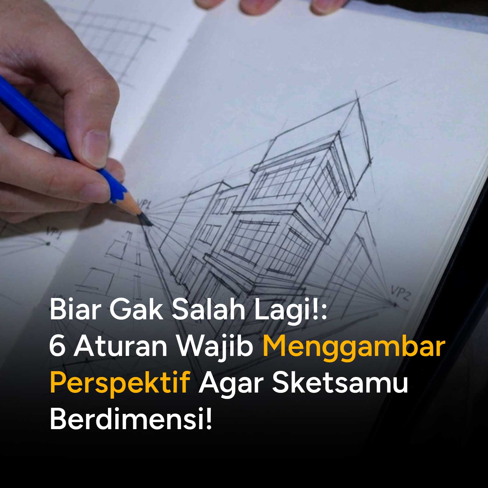 Menggambar perspektif sering bikin frustrasi karena terasa rumit? Pahami 6 aturan emas mendasar ini—mulai dari posisi garis horizon hingga skala manusia—agar karya visualmu tampil lebih realistis dan berdimensi.