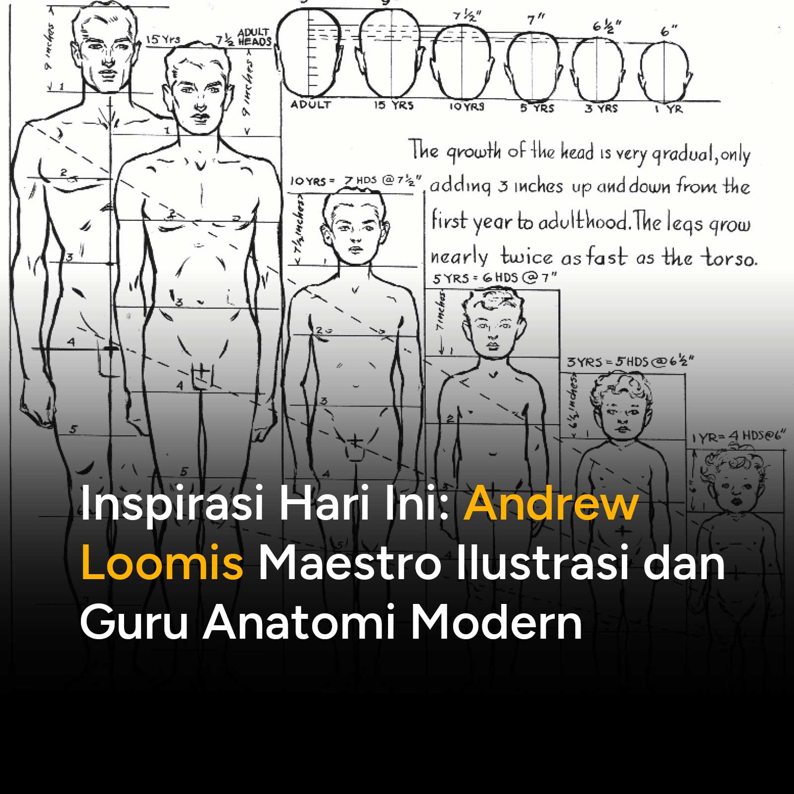 Ingin tahu rahasia menggambar wajah dan anatomi tubuh yang presisi? Simak perjalanan Andrew Loomis, maestro ilustrasi yang merevolusi cara belajar seni lewat buku dan metode populer yang masih digunakan seniman dunia hingga kini.