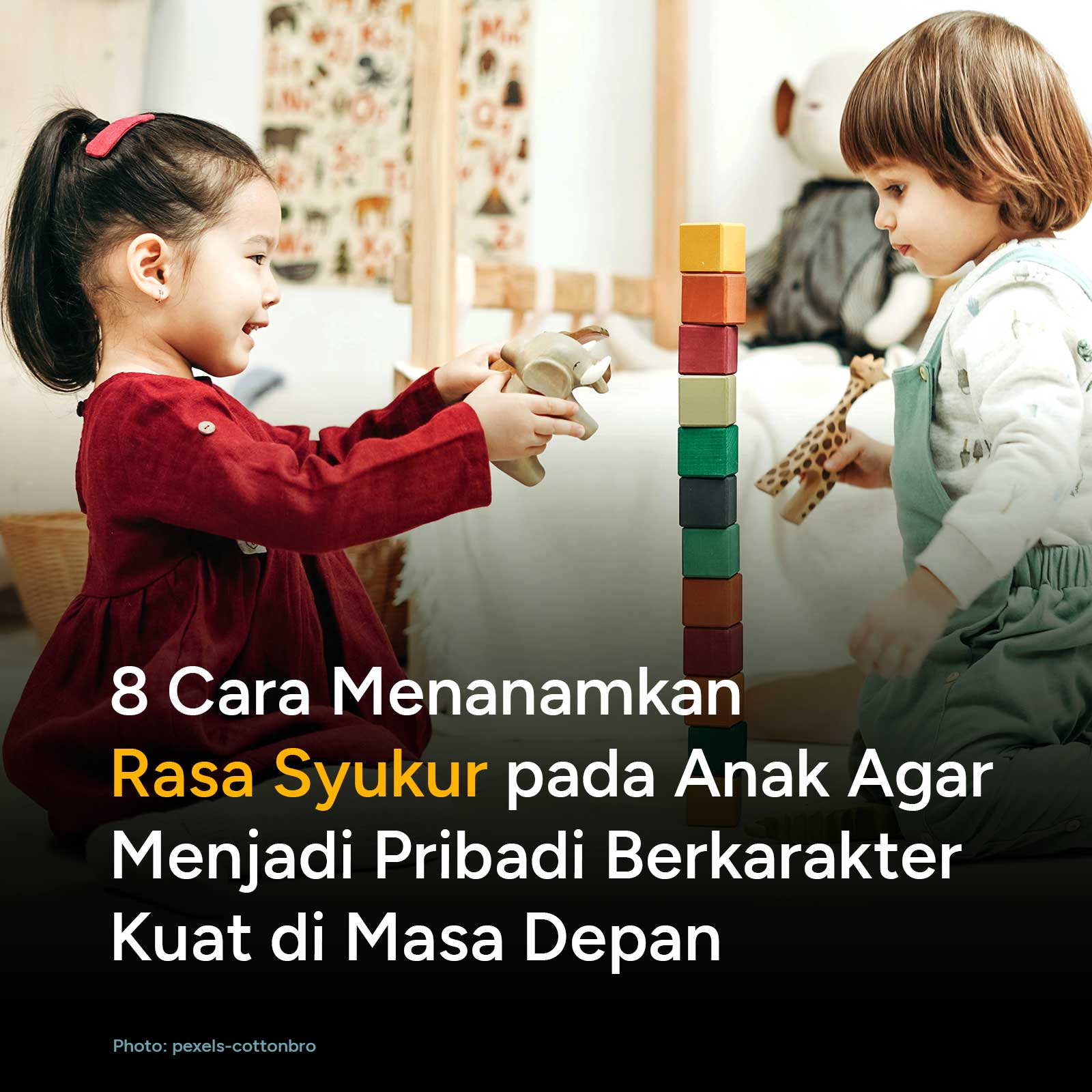 Menanamkan rasa syukur pada anak tidak cukup hanya dengan memaksa ucapan 